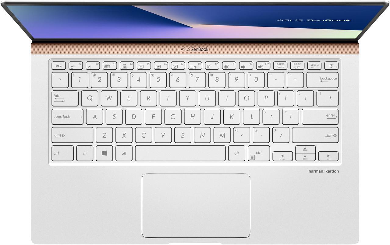 Alt view image 6 of 18 - ASUS ZenBook 14 Ultra-Slim Laptop 14" Full HD NanoEdge Bezel, Intel Core i5-8265U (Whiskey Lake), 8 GB RAM, 256 GB PCIe SSD, Backlit KB, NumberPad, Windows 10 Pro - UX433FA-XH54, Icicle Silver