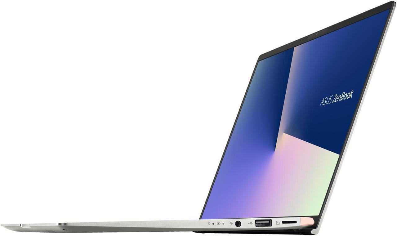 Alt view image 7 of 18 - ASUS ZenBook 14 Ultra-Slim Laptop 14" Full HD NanoEdge Bezel, Intel Core i5-8265U (Whiskey Lake), 8 GB RAM, 256 GB PCIe SSD, Backlit KB, NumberPad, Windows 10 Pro - UX433FA-XH54, Icicle Silver