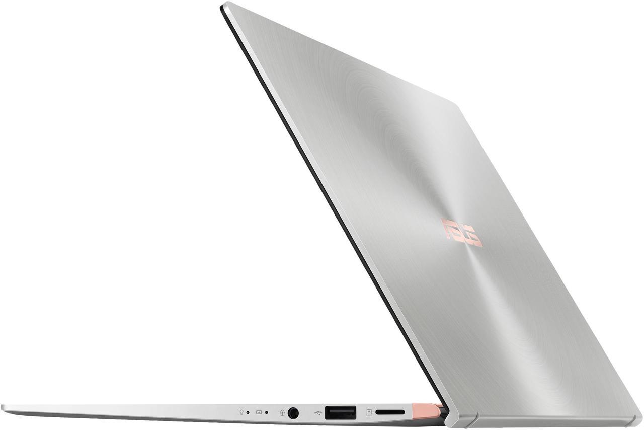 Alt view image 11 of 18 - ASUS ZenBook 14 Ultra-Slim Laptop 14" Full HD NanoEdge Bezel, Intel Core i5-8265U (Whiskey Lake), 8 GB RAM, 256 GB PCIe SSD, Backlit KB, NumberPad, Windows 10 Pro - UX433FA-XH54, Icicle Silver