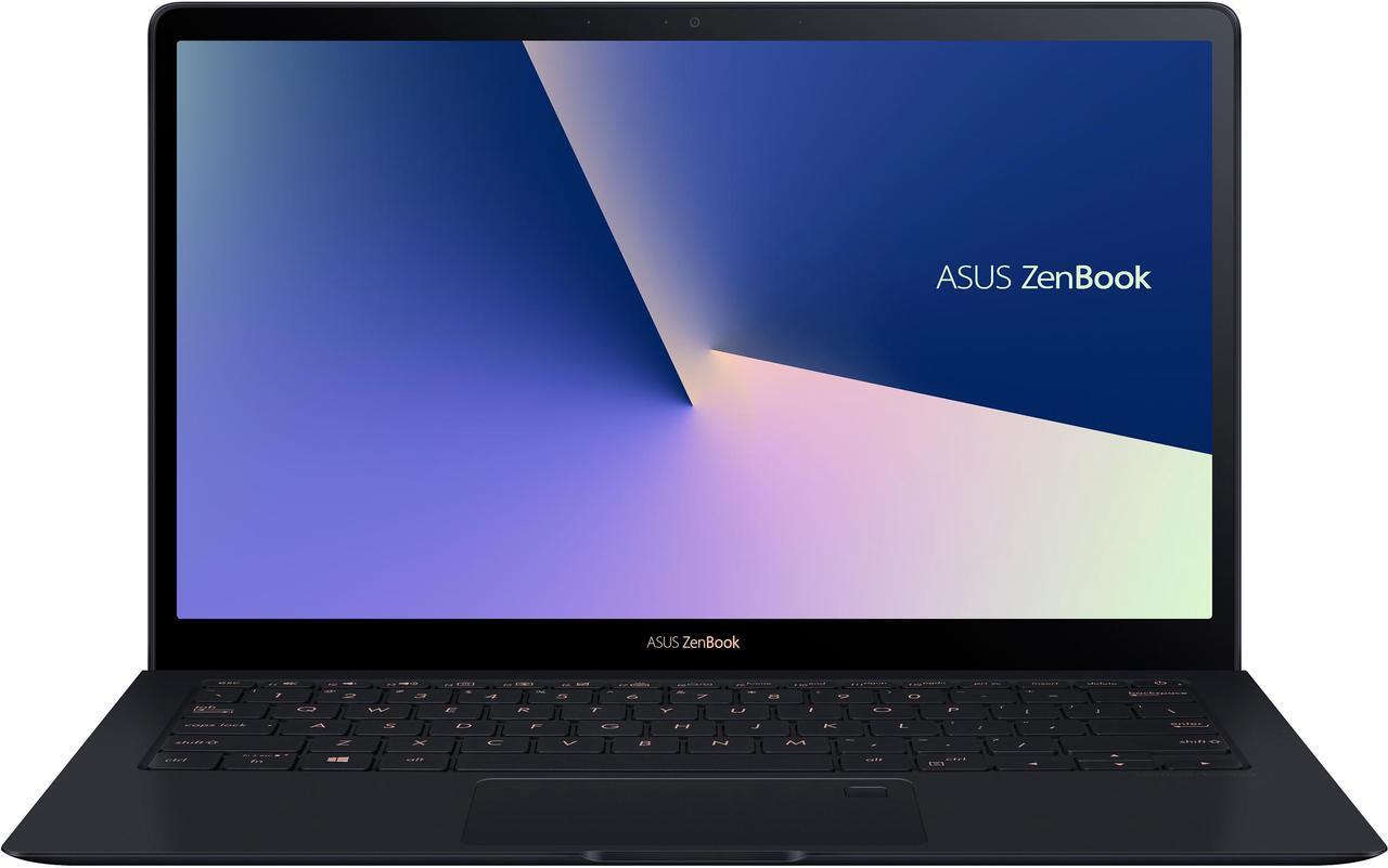 Main image of ASUS ZenBook S, 13.3” UHD 4K Touch, 8th Gen Whiskey Lake Intel Core i7-8565U Processor, 16GB RAM, 512GB PCIe SSD, FP Sensor, Thunderbolt, Windows 10 Professional - UX391FA-XH74T Deep Dive Blue laptop