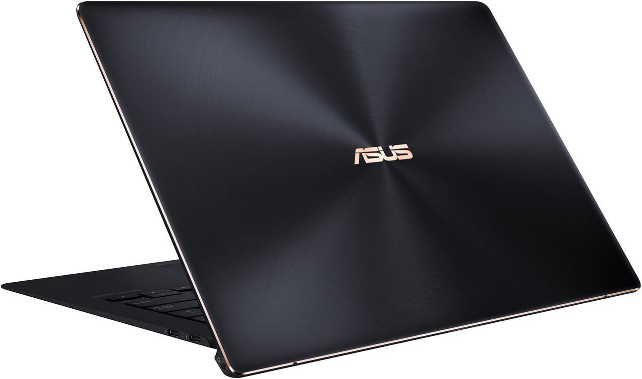 Alt view image 14 of 19 - ASUS ZenBook S, 13.3” UHD 4K Touch, 8th Gen Whiskey Lake Intel Core i7-8565U Processor, 16GB RAM, 512GB PCIe SSD, FP Sensor, Thunderbolt, Windows 10 Professional - UX391FA-XH74T Deep Dive Blue laptop