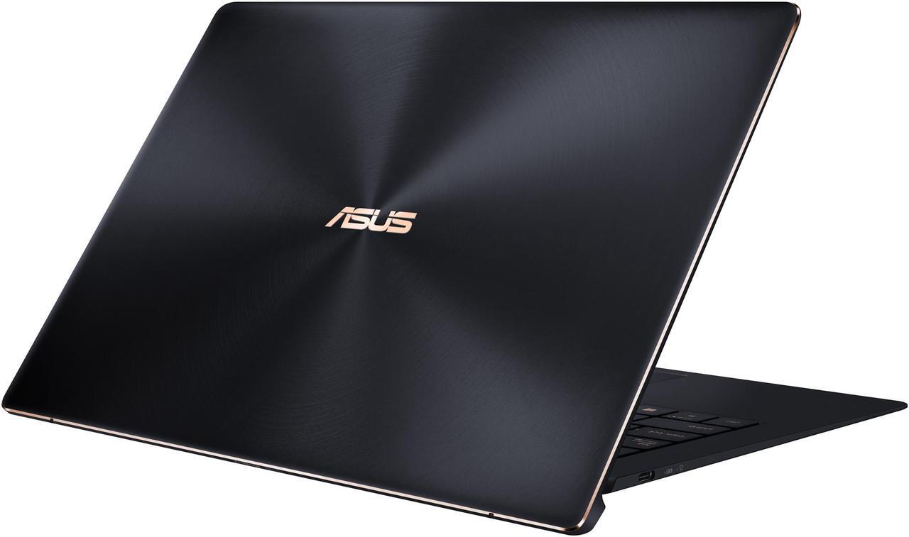 Alt view image 13 of 19 - ASUS ZenBook S, 13.3” UHD 4K Touch, 8th Gen Whiskey Lake Intel Core i7-8565U Processor, 16GB RAM, 512GB PCIe SSD, FP Sensor, Thunderbolt, Windows 10 Professional - UX391FA-XH74T Deep Dive Blue laptop