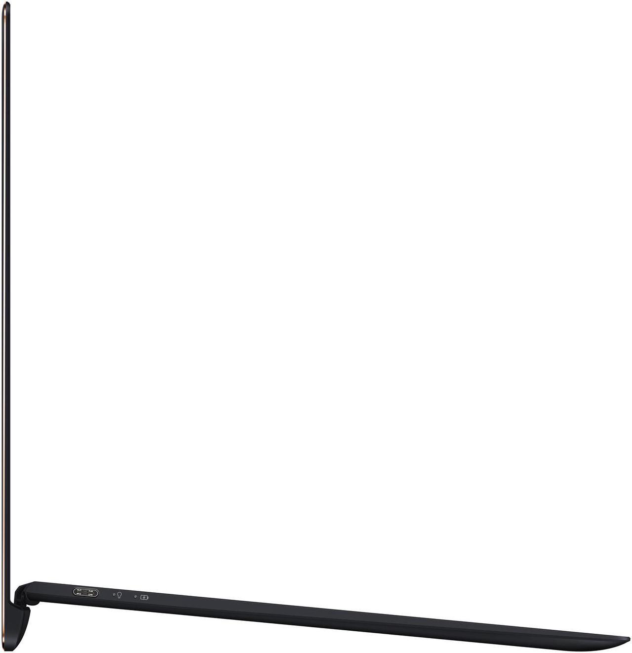 Alt view image 11 of 19 - ASUS ZenBook S, 13.3” UHD 4K Touch, 8th Gen Whiskey Lake Intel Core i7-8565U Processor, 16GB RAM, 512GB PCIe SSD, FP Sensor, Thunderbolt, Windows 10 Professional - UX391FA-XH74T Deep Dive Blue laptop