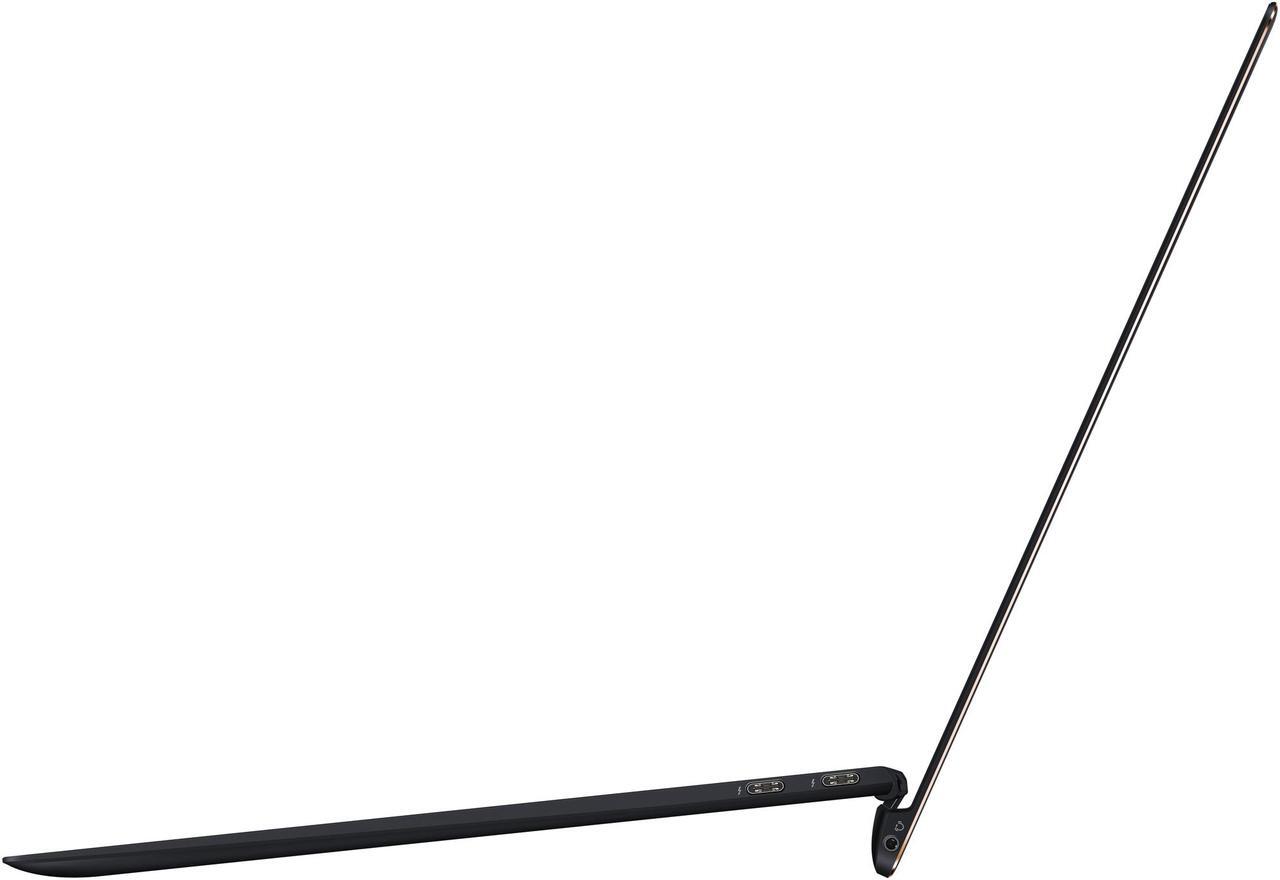 Alt view image 10 of 19 - ASUS ZenBook S, 13.3” UHD 4K Touch, 8th Gen Whiskey Lake Intel Core i7-8565U Processor, 16GB RAM, 512GB PCIe SSD, FP Sensor, Thunderbolt, Windows 10 Professional - UX391FA-XH74T Deep Dive Blue laptop
