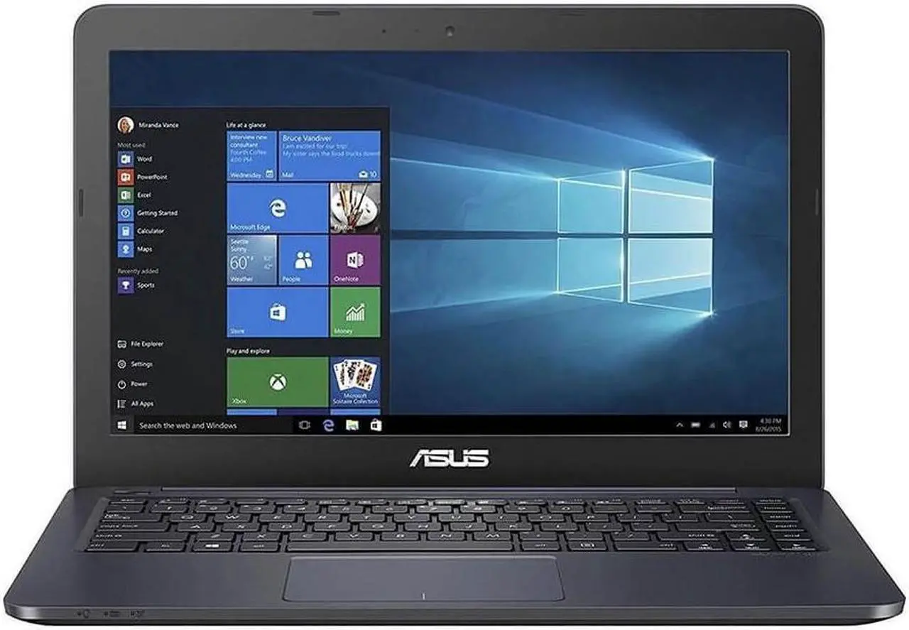 Alt view image 4 of 4 - Asus VivoBook E402NA Intel Pentium N4200 X4 1.1GHz 8GB 1TB 14" Win10, Black (Certified Refurbished)