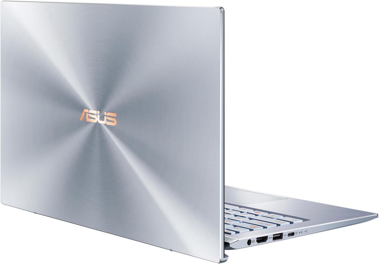 Alt view image 14 of 19 - ASUS ZenBook 14, Intel Core Whiskey Lake i5-8265U, 8 GB RAM, 256 GB NVMe PCIe SSD, NumberPad, Wi-Fi 5, Windows 10, Ultra Thin and Light Laptop, 4-Way NanoEdge 14" FHD, Silver Blue, UX431FA-ES51