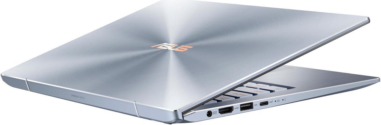 Alt view image 16 of 19 - ASUS ZenBook 14, Intel Core Whiskey Lake i5-8265U, 8 GB RAM, 256 GB NVMe PCIe SSD, NumberPad, Wi-Fi 5, Windows 10, Ultra Thin and Light Laptop, 4-Way NanoEdge 14" FHD, Silver Blue, UX431FA-ES51
