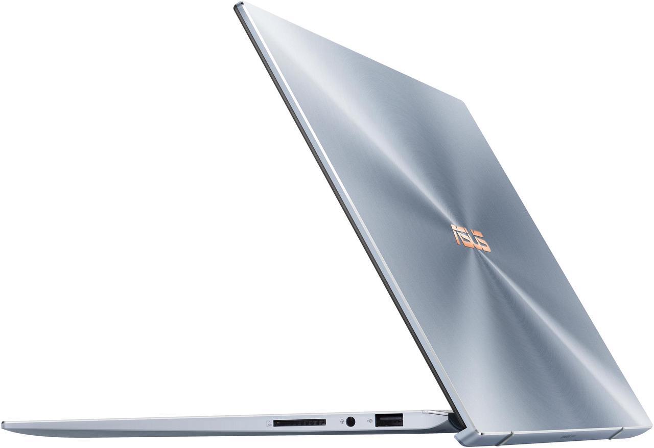 Alt view image 15 of 19 - ASUS ZenBook 14, Intel Core Whiskey Lake i5-8265U, 8 GB RAM, 256 GB NVMe PCIe SSD, NumberPad, Wi-Fi 5, Windows 10, Ultra Thin and Light Laptop, 4-Way NanoEdge 14" FHD, Silver Blue, UX431FA-ES51