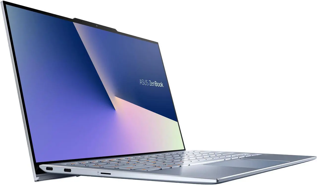 Alt view image 7 of 19 - ASUS ZenBook S13 Ultra Thin & Light Laptop 13.9" FHD, Intel Core i7-8565U CPU, GeForce MX150, 8 GB RAM, 512 GB PCIe SSD, Windows 10 Pro, Silver Blue, UX392FN-XS71