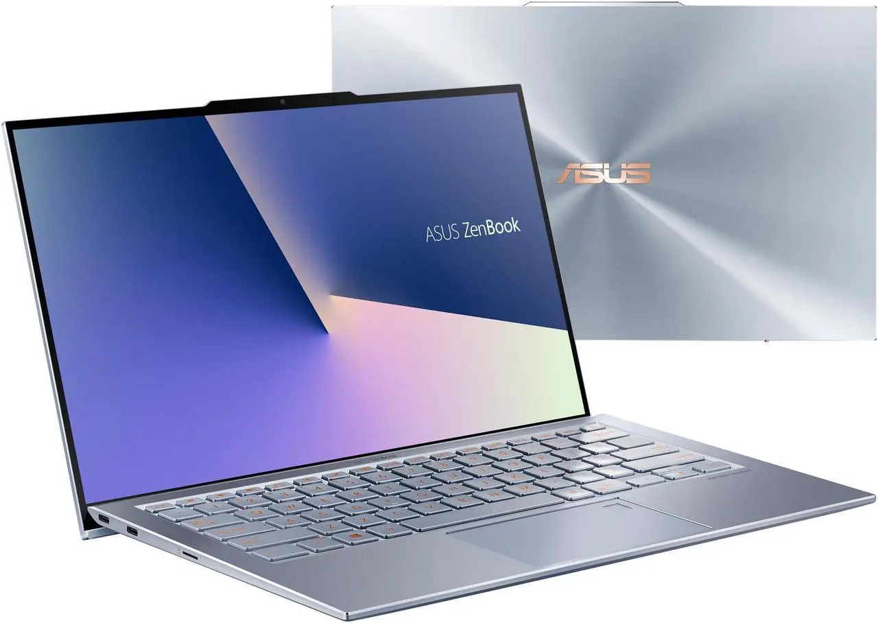 Alt view image 17 of 19 - ASUS ZenBook S13 Ultra Thin & Light Laptop 13.9" FHD, Intel Core i7-8565U CPU, GeForce MX150, 8 GB RAM, 512 GB PCIe SSD, Windows 10 Pro, Silver Blue, UX392FN-XS71