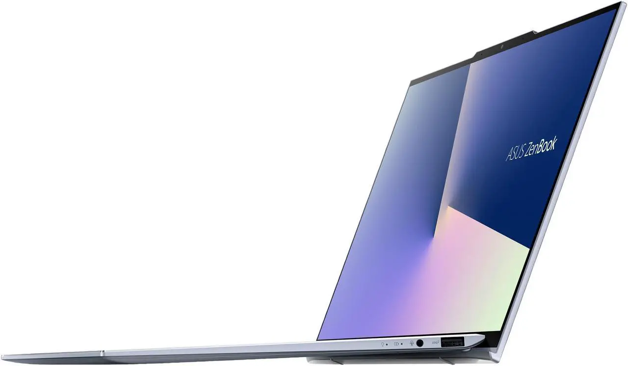Alt view image 4 of 19 - ASUS ZenBook S13 Ultra Thin & Light Laptop 13.9" FHD, Intel Core i7-8565U CPU, GeForce MX150, 8 GB RAM, 512 GB PCIe SSD, Windows 10 Pro, Silver Blue, UX392FN-XS71