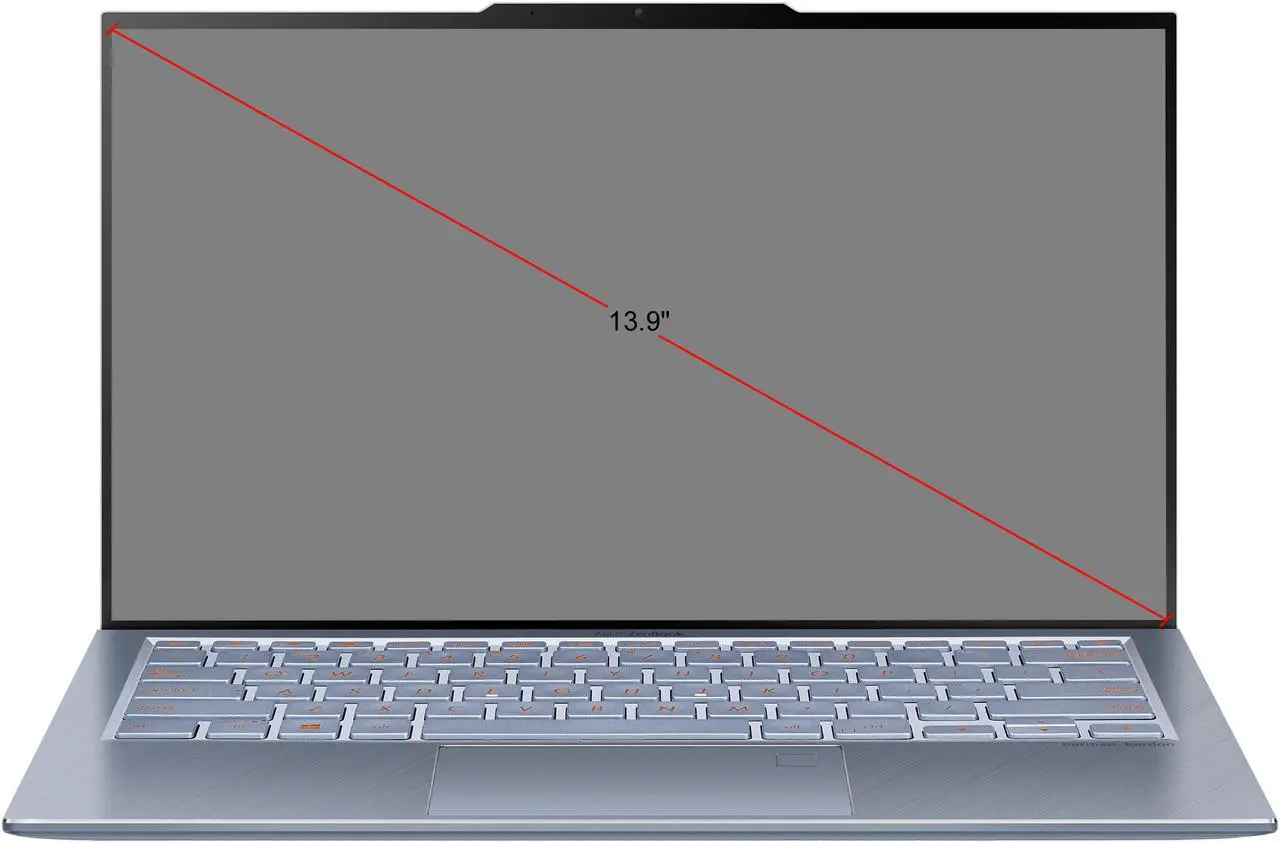 Alt view image 6 of 19 - ASUS ZenBook S13 Ultra Thin & Light Laptop 13.9" FHD, Intel Core i7-8565U CPU, GeForce MX150, 8 GB RAM, 512 GB PCIe SSD, Windows 10 Pro, Silver Blue, UX392FN-XS71