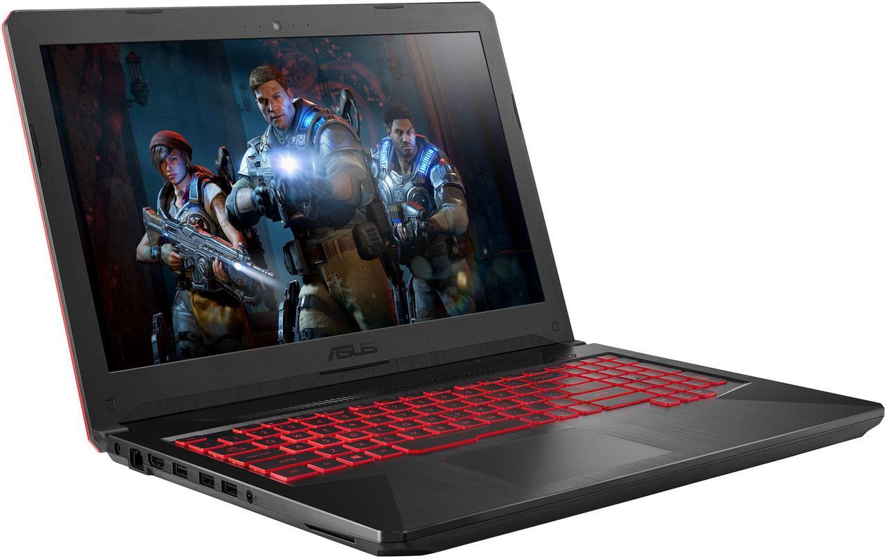 Alt view image 3 of 13 - ASUS TUF Gaming Laptop FX504 15.6" Full HD IPS Level, 8th Gen Intel Core i5-8300H, GeForce GTX 1050 Ti, 8 GB DDR4 2666 MHz, 256 GB M.2 SSD, Gigabit Wi-Fi 5, Windows 10 - FX504GE-AH53