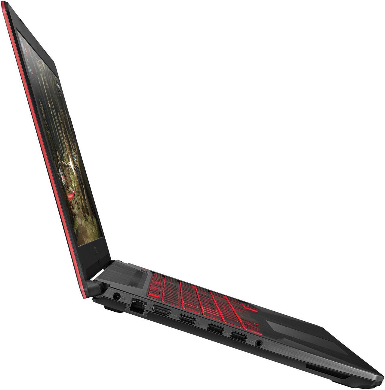 Alt view image 6 of 13 - ASUS TUF Gaming Laptop FX504 15.6" Full HD IPS Level, 8th Gen Intel Core i5-8300H, GeForce GTX 1050 Ti, 8 GB DDR4 2666 MHz, 256 GB M.2 SSD, Gigabit Wi-Fi 5, Windows 10 - FX504GE-AH53