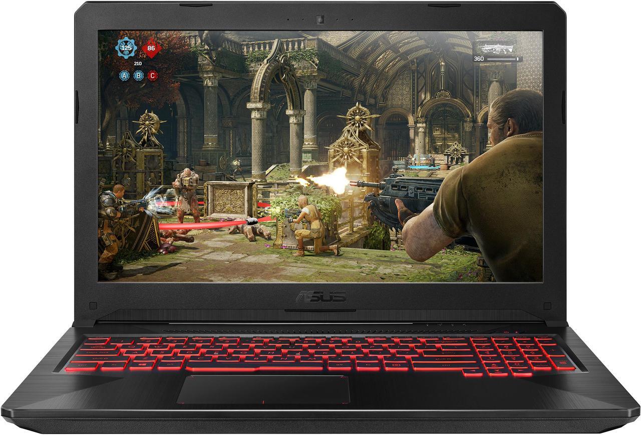 Main image of ASUS TUF Gaming Laptop FX504 15.6" Full HD IPS Level, 8th Gen Intel Core i5-8300H, GeForce GTX 1050 Ti, 8 GB DDR4 2666 MHz, 256 GB M.2 SSD, Gigabit Wi-Fi 5, Windows 10 - FX504GE-AH53