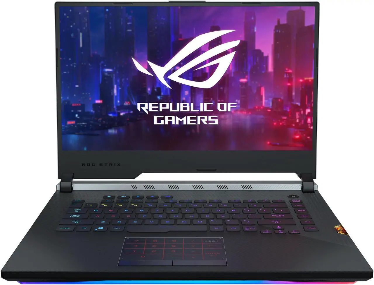 Alt view image 2 of 8 - ASUS ROG Scar III G531GW-DB76 15.6" 240 Hz IPS Intel Core i7 9th Gen 9750H (2.60 GHz) NVIDIA GeForce RTX 2070 16 GB Memory 1 TB SSD Windows 10 Home 64-bit Gaming Laptop