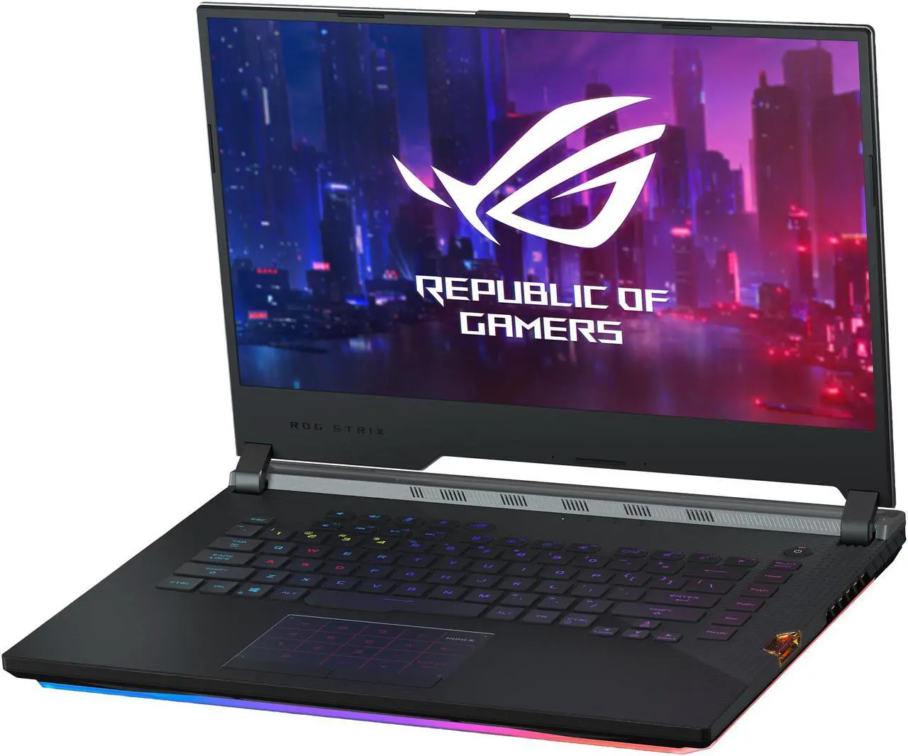 Alt view image 3 of 8 - ASUS ROG Scar III G531GW-DB76 15.6" 240 Hz IPS Intel Core i7 9th Gen 9750H (2.60 GHz) NVIDIA GeForce RTX 2070 16 GB Memory 1 TB SSD Windows 10 Home 64-bit Gaming Laptop