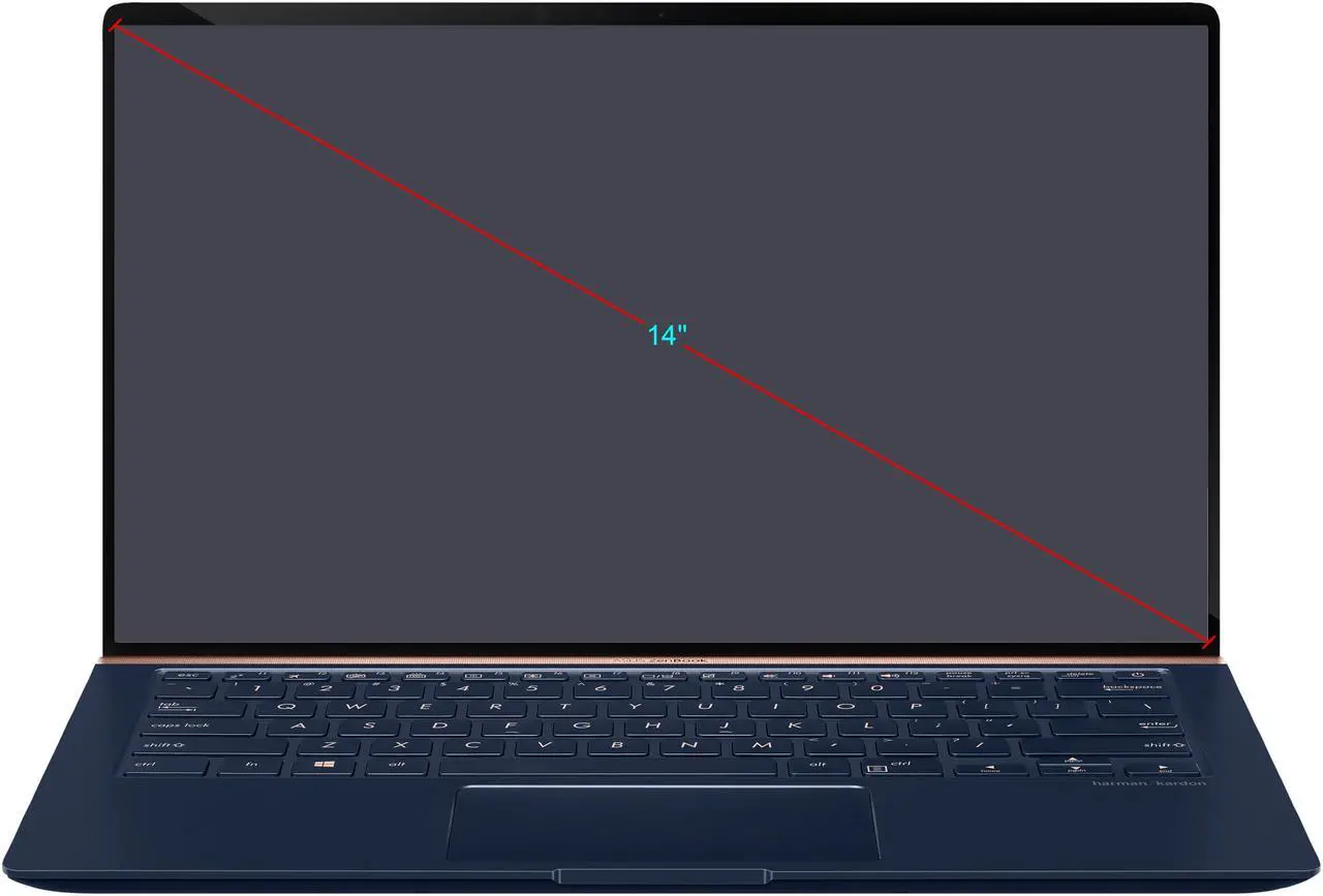 Alt view image 10 of 12 - ASUS Laptop ZenBook Intel Core i7-8565U 16 GB LPDDR3 Memory 512 GB SSD NVIDIA GeForce MX150 14.0" Non-Touch Screen Windows 10 Home 64-bit UX433FN-IH74