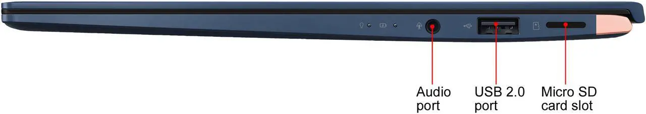 Alt view image 12 of 12 - ASUS Laptop ZenBook Intel Core i7-8565U 16 GB LPDDR3 Memory 512 GB SSD NVIDIA GeForce MX150 14.0" Non-Touch Screen Windows 10 Home 64-bit UX433FN-IH74