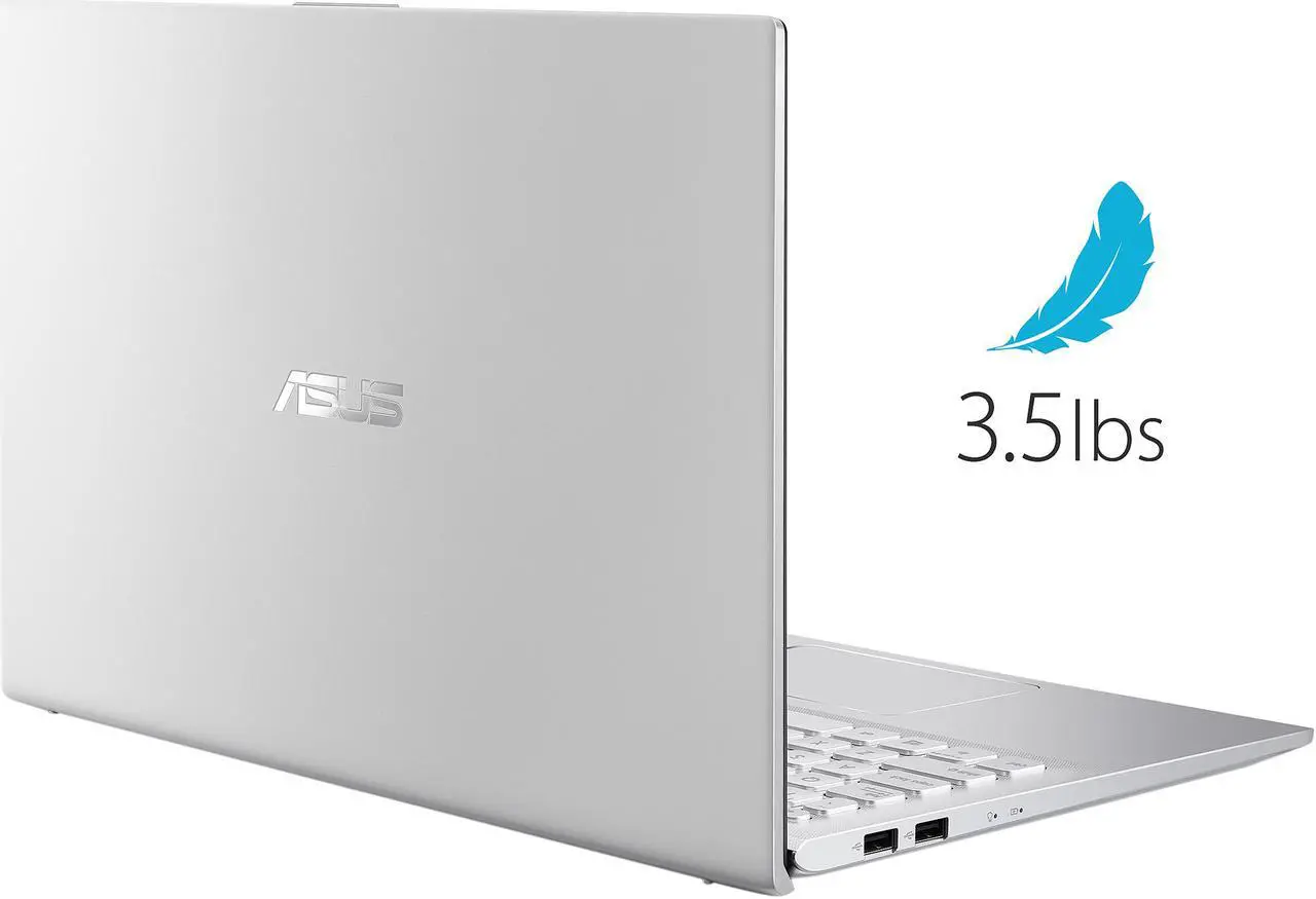 Alt view image 5 of 7 - ASUS VivoBook F512 Thin & Light Laptop, 15.6" FHD NanoEdge WideView, AMD R5-3500U, 8 GB DDR4, 128 GB SSD + 1 TB HDD, Backlit KB, Fingerprint, Windows 10, Transparent Silver, F512DA-EB55-SL - OEM