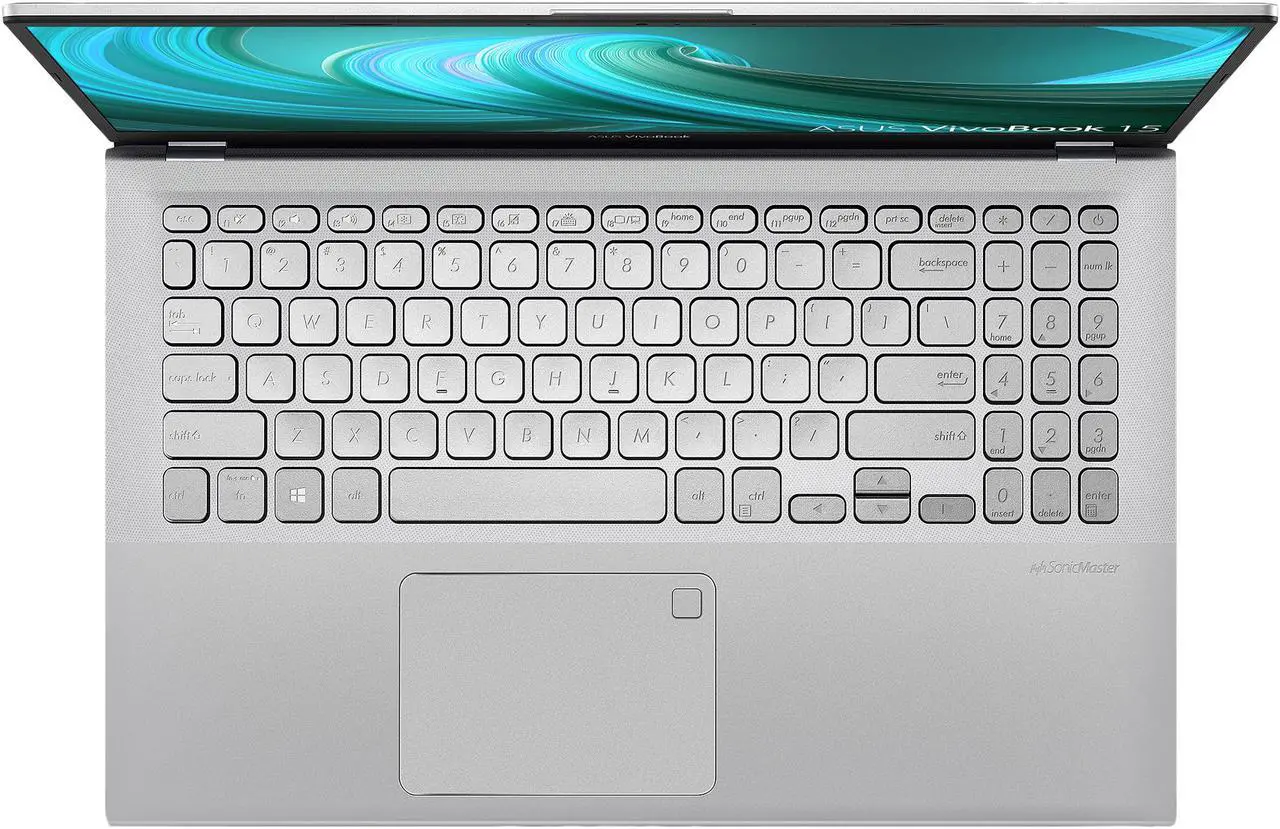 Alt view image 3 of 7 - ASUS VivoBook F512 Thin & Light Laptop, 15.6" FHD NanoEdge WideView, AMD R5-3500U, 8 GB DDR4, 128 GB SSD + 1 TB HDD, Backlit KB, Fingerprint, Windows 10, Transparent Silver, F512DA-EB55-SL - OEM