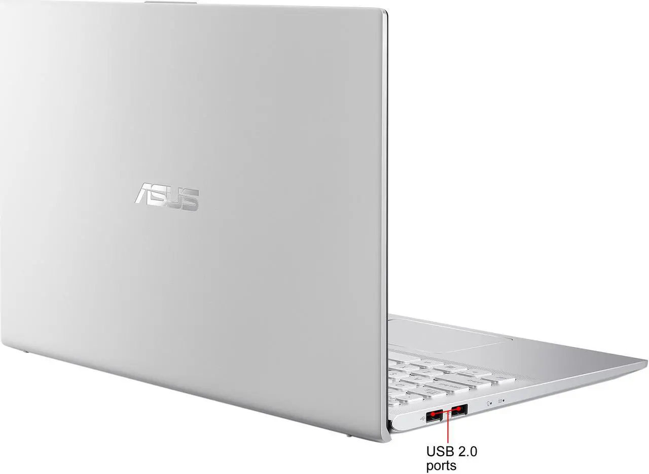 Alt view image 6 of 7 - ASUS VivoBook F512 Thin & Light Laptop, 15.6" FHD NanoEdge WideView, AMD R5-3500U, 8 GB DDR4, 128 GB SSD + 1 TB HDD, Backlit KB, Fingerprint, Windows 10, Transparent Silver, F512DA-EB55-SL - OEM