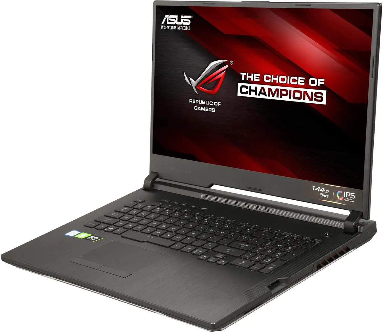 Main image of ASUS ROG Strix Hero III (2019) Gaming Laptop, 17.3" 144 Hz IPS Type FHD, NVIDIA GeForce RTX 2070, Intel Core i7-9750H, 16 GB DDR4, 512 GB PCIe NVMe SSD, Per-Key RGB KB, Windows 10 Pro, G731GW-XB74