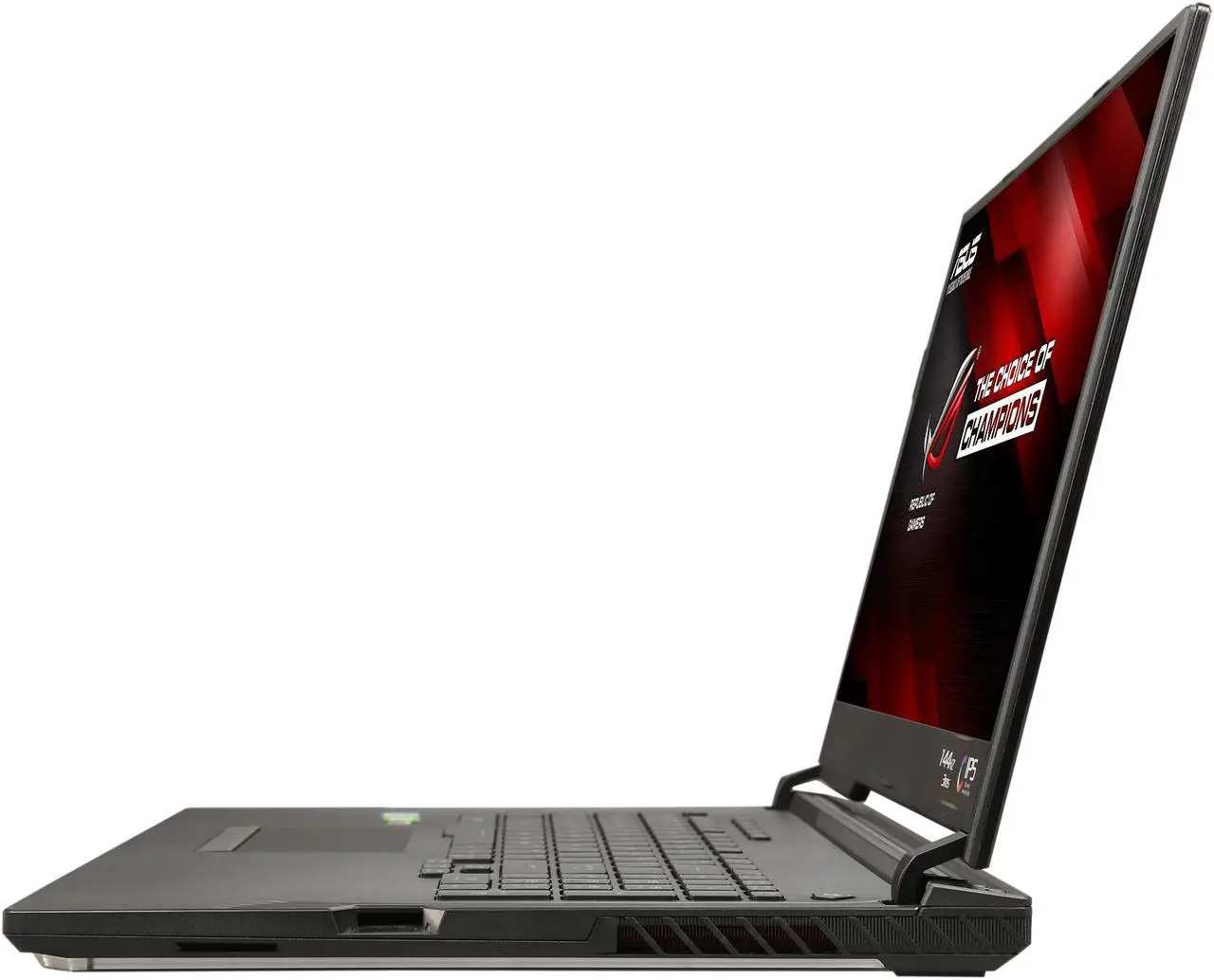 Alt view image 3 of 8 - ASUS ROG Strix Hero III (2019) Gaming Laptop, 17.3" 144 Hz IPS Type FHD, NVIDIA GeForce RTX 2070, Intel Core i7-9750H, 16 GB DDR4, 512 GB PCIe NVMe SSD, Per-Key RGB KB, Windows 10 Pro, G731GW-XB74