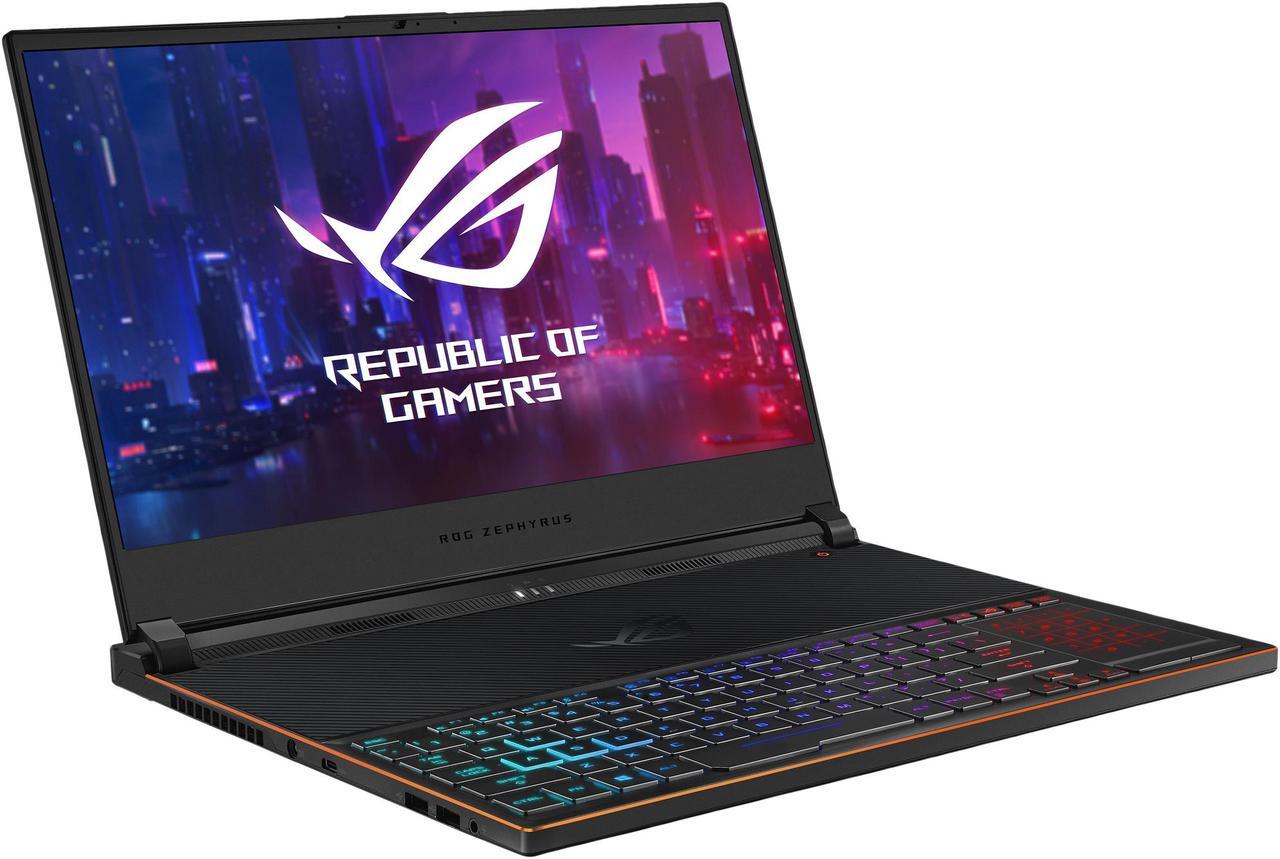 Alt view image 2 of 20 - ROG Zephyrus S GX531GX-XB77 15.6" Gaming Laptop - GeForce RTX 2080, Intel Core i7-9750H, 16 GB DDR4, 1 TB SSD, Windows 10 Pro