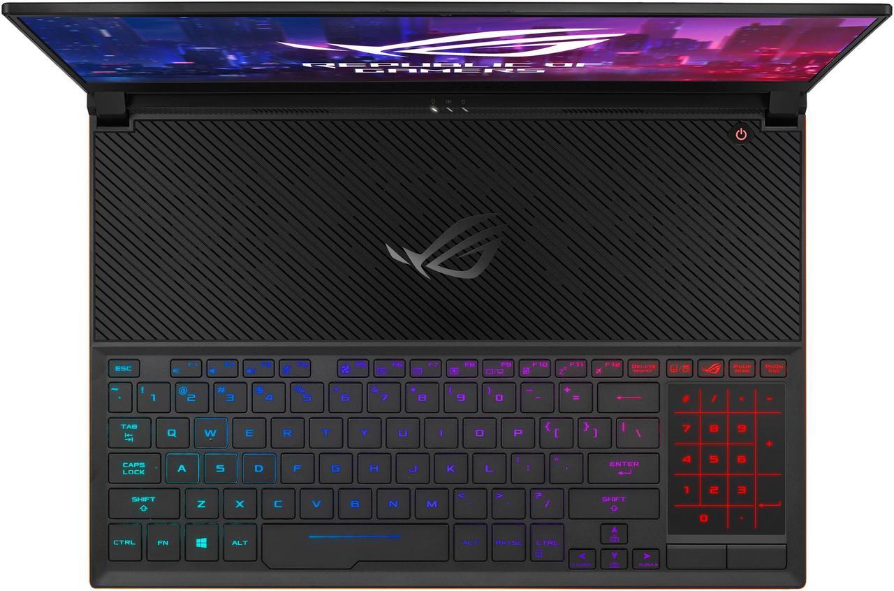 Alt view image 8 of 20 - ROG Zephyrus S GX531GX-XB77 15.6" Gaming Laptop - GeForce RTX 2080, Intel Core i7-9750H, 16 GB DDR4, 1 TB SSD, Windows 10 Pro