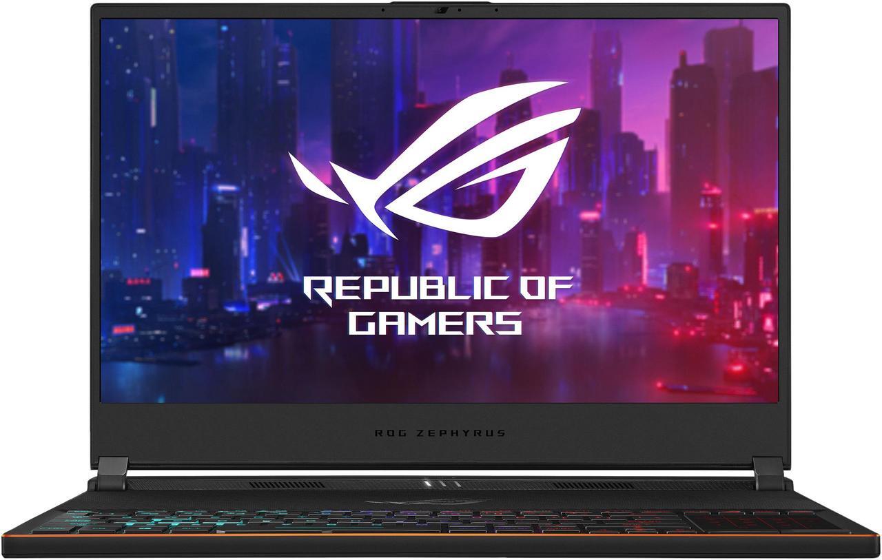 Alt view image 3 of 20 - ROG Zephyrus S GX531GX-XB77 15.6" Gaming Laptop - GeForce RTX 2080, Intel Core i7-9750H, 16 GB DDR4, 1 TB SSD, Windows 10 Pro