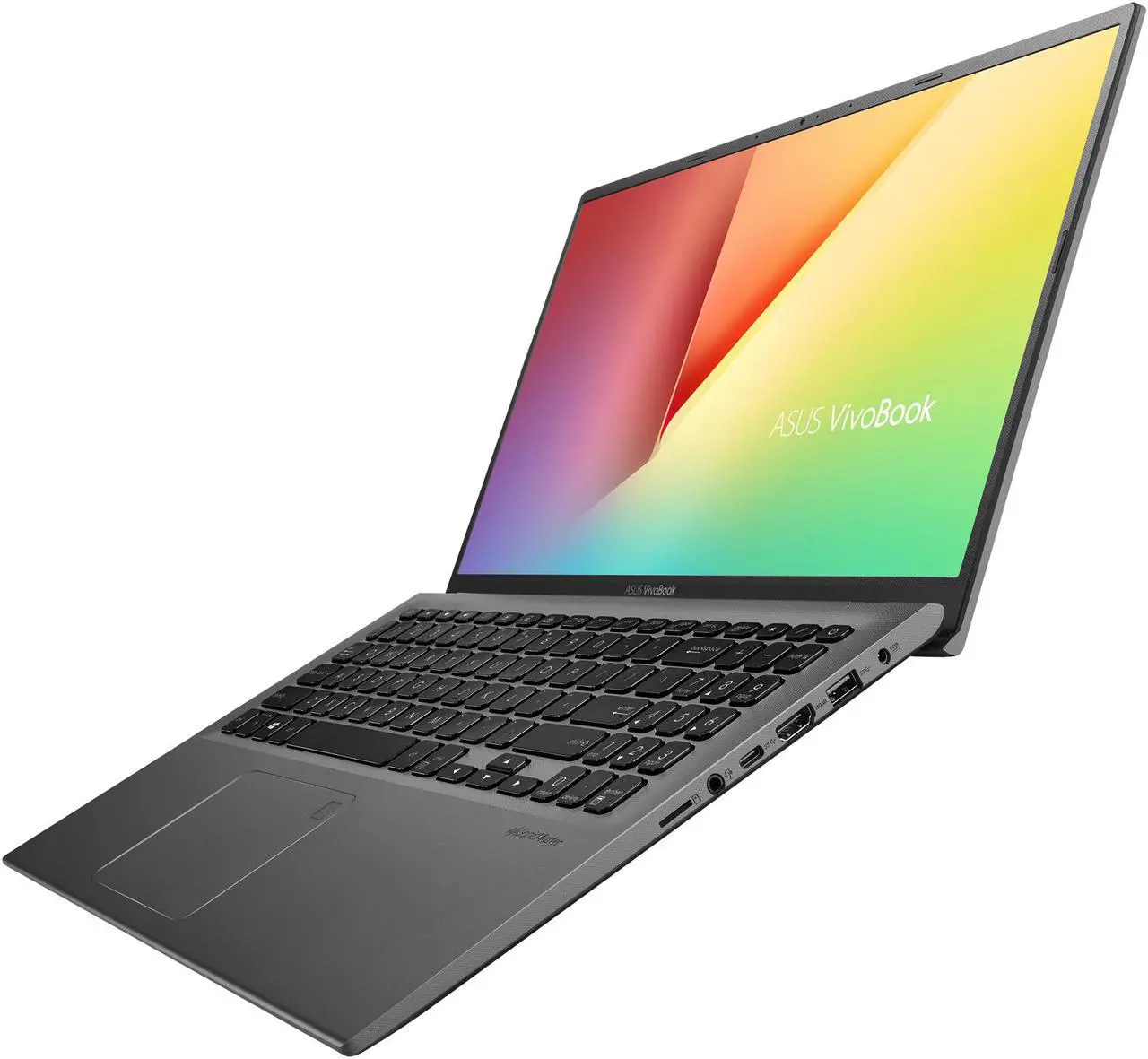 Alt view image 5 of 19 - ASUS VivoBook 15 Thin and Light 15.6" FHD, AMD Quad Core R3-3200U CPU, 8 GB DDR4 RAM, 128 GB SSD, AMD Radeon Vega 3 Graphics, Windows 10 in S Mode, F512DA-DB34, Slate Gray