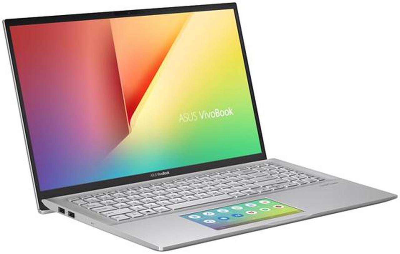 ASUS VivoBook S15 S532 Thin & Light Laptop, 15.6" FHD, Intel Core i5-10210U CPU, 8 GB DDR4 RAM, 512 GB PCIe SSD, Windows 10 Home, IR camera, S532FA-DH55, Transparent Silver - Metal