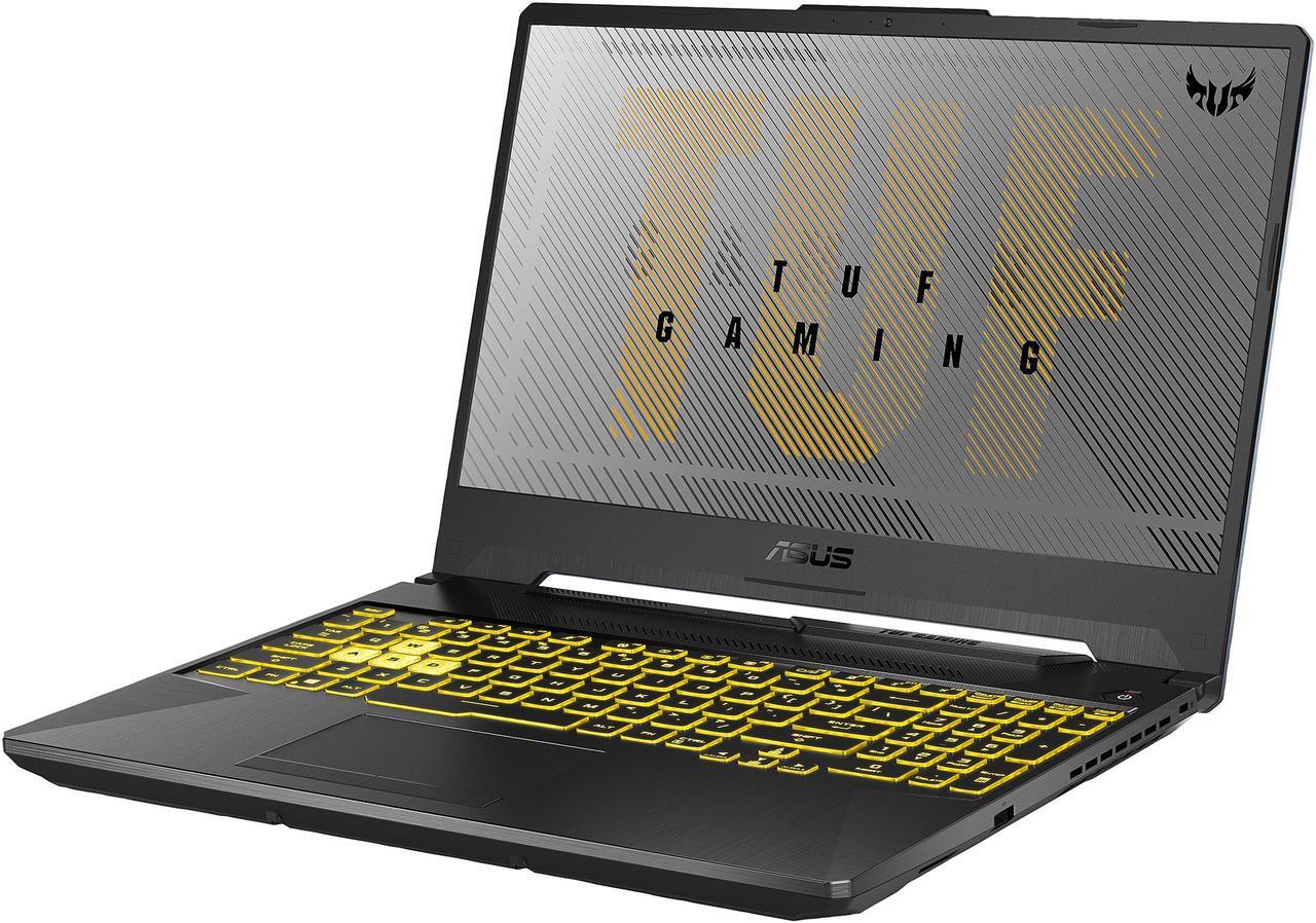 Alt view image 2 of 20 - ASUS TUF Gaming A15 - 15.6" 144 Hz - AMD Ryzen 7 4800H - GeForce RTX 2060 - 16 GB DDR4 - 1 TB PCIe SSD - 90 WHr Battery - Gigabit Wi-Fi 5 - Windows 10 Home - Gaming Laptop (TUF506IV-AS76)