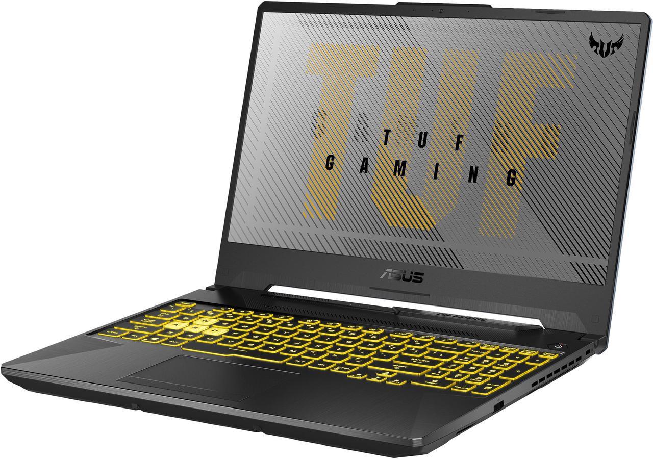 Main image of ASUS TUF Gaming A15 - 15.6" 144 Hz - AMD Ryzen 7 4800H - GeForce GTX 1660 Ti - 16 GB DDR4 - 512 GB SSD - 90 WHr Battery - Win10 Home - Gaming Laptop (TUF506IU-ES74)