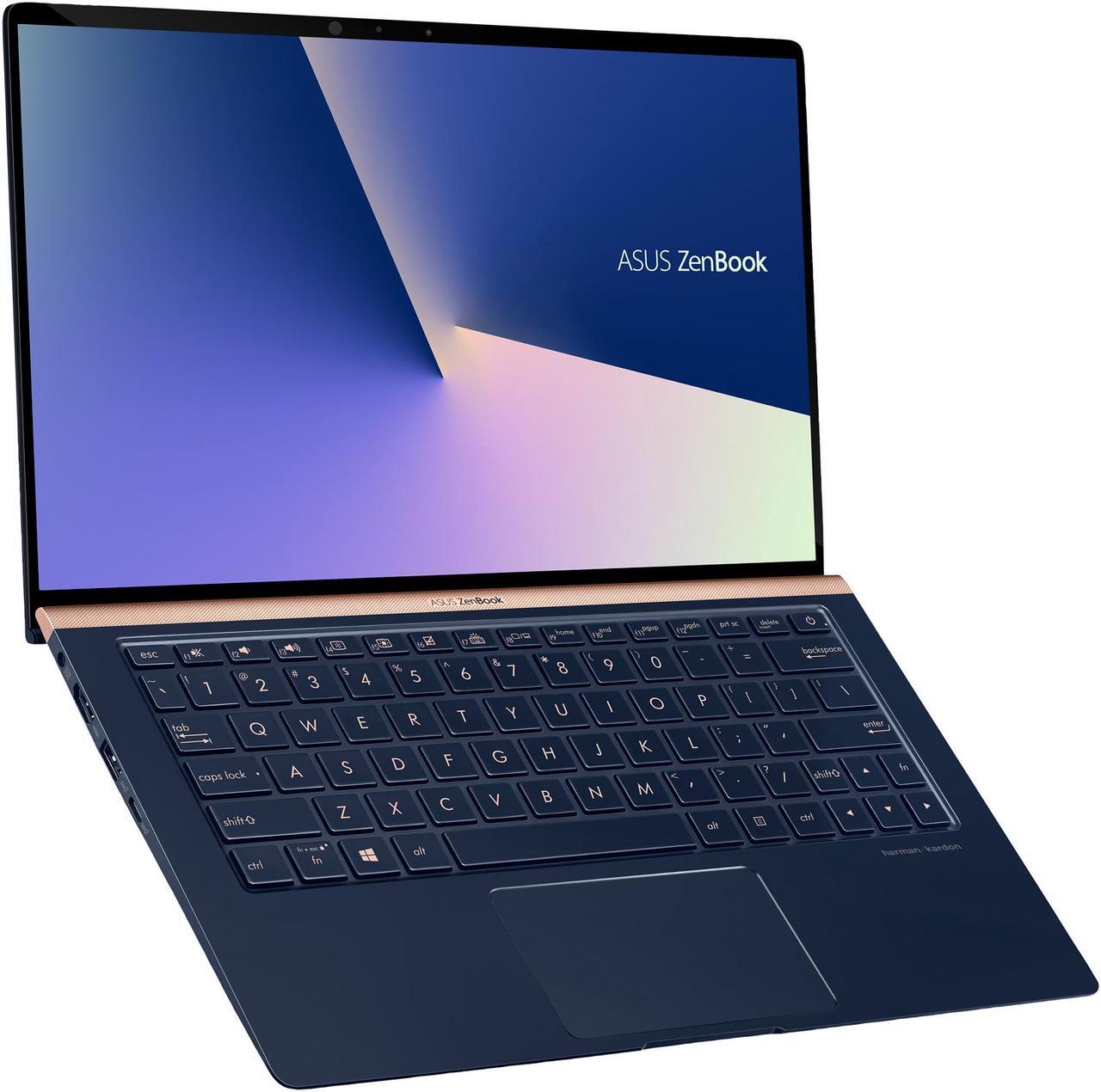 Alt view image 8 of 20 - ASUS ZenBook 13 Ultra-Slim Durable Laptop 13.3" FHD WideView, Intel Core i7-10510U, 16 GB RAM, 512 GB PCIe SSD, NumberPad, Windows 10 Pro - UX333FAC-XS77, Royal Blue
