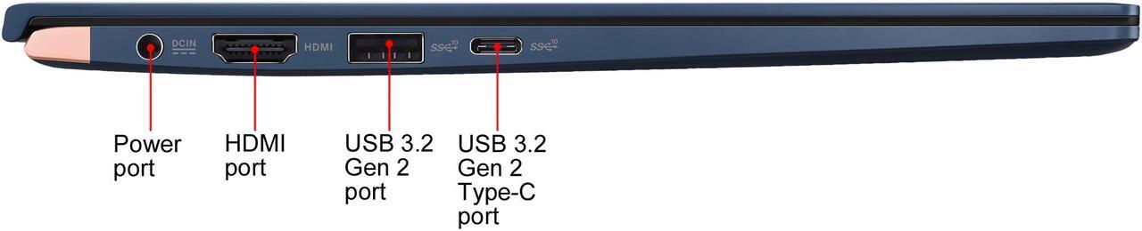 Alt view image 20 of 20 - ASUS ZenBook 13 Ultra-Slim Durable Laptop 13.3" FHD WideView, Intel Core i7-10510U, 16 GB RAM, 512 GB PCIe SSD, NumberPad, Windows 10 Pro - UX333FAC-XS77, Royal Blue
