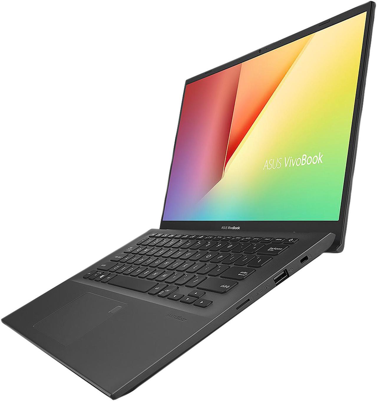 Alt view image 7 of 20 - ASUS VivoBook 14 Laptop, 14" FHD, AMD Ryzen 7-3700U, AMD Radeon RX Vega 10 Graphics, 8 GB DDR4 RAM, 512 GB PCIe SSD, Backlit KB, Fingerprint, Windows 10 Home, Slate Grey, F412DA-NH77