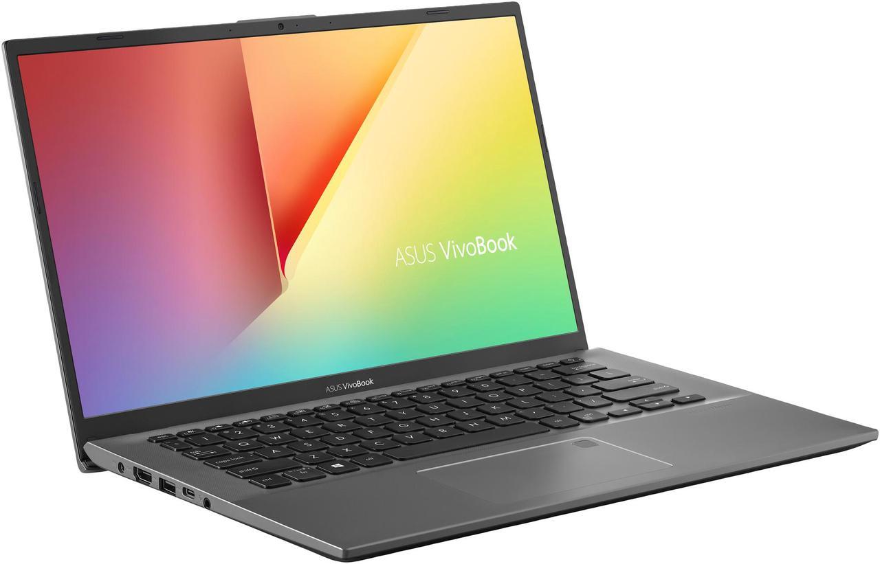Alt view image 5 of 20 - ASUS VivoBook 14 Laptop, 14" FHD, AMD Ryzen 7-3700U, AMD Radeon RX Vega 10 Graphics, 8 GB DDR4 RAM, 512 GB PCIe SSD, Backlit KB, Fingerprint, Windows 10 Home, Slate Grey, F412DA-NH77