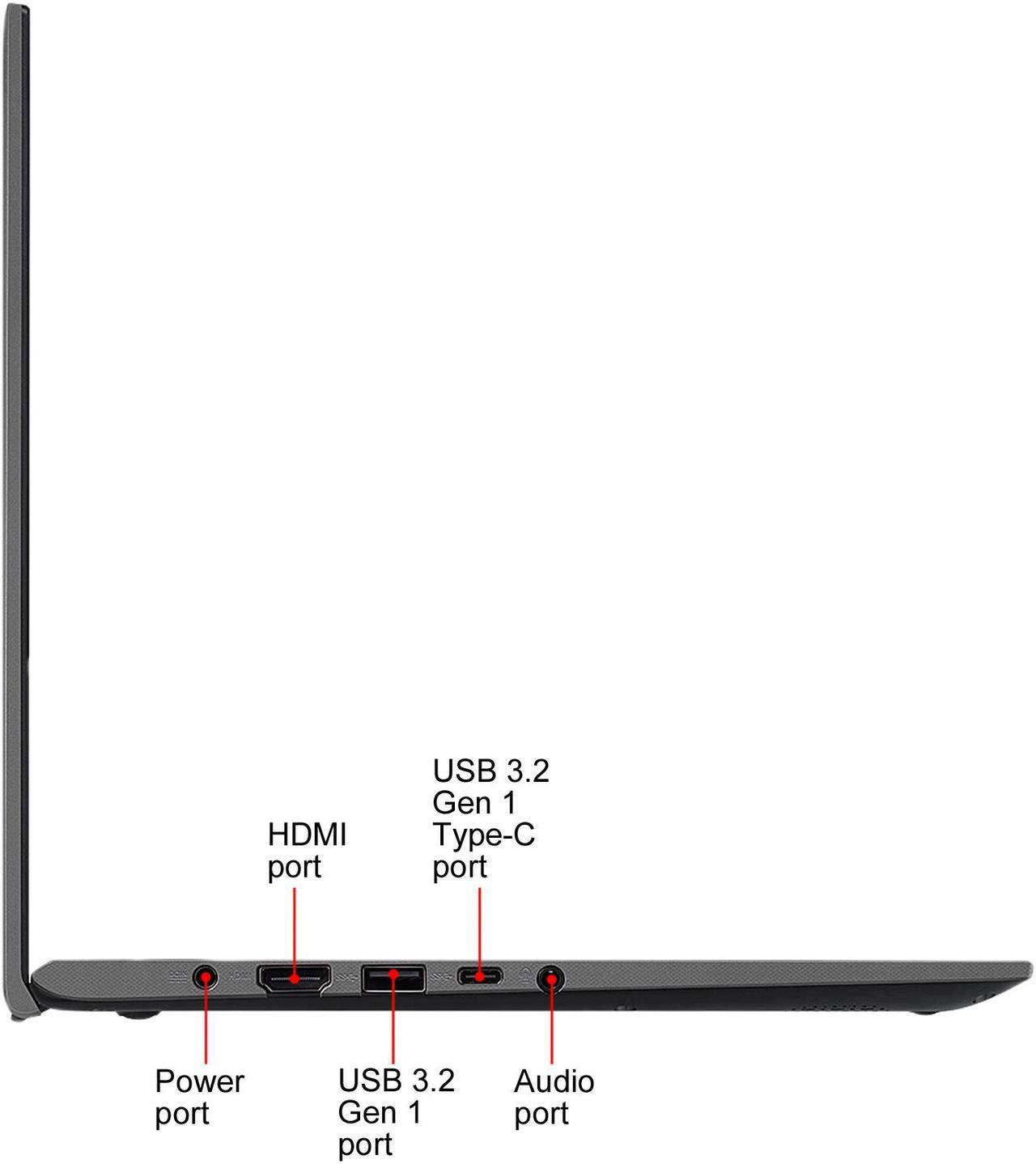 Alt view image 13 of 20 - ASUS VivoBook 14 Laptop, 14" FHD, AMD Ryzen 7-3700U, AMD Radeon RX Vega 10 Graphics, 8 GB DDR4 RAM, 512 GB PCIe SSD, Backlit KB, Fingerprint, Windows 10 Home, Slate Grey, F412DA-NH77