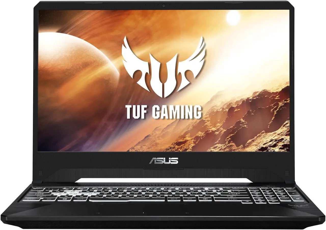 Main image of ASUS TUF FX505 Gaming Laptop, 15.6" 120 Hz FHD IPS-Type Display, AMD Ryzen 7 3750H, NVIDIA GeForce RTX 2060, 16 GB DDR4, 512 GB PCIe SSD, RGB Keyboard, Windows 10 Home, Stealth Black, FX505DV-ES74