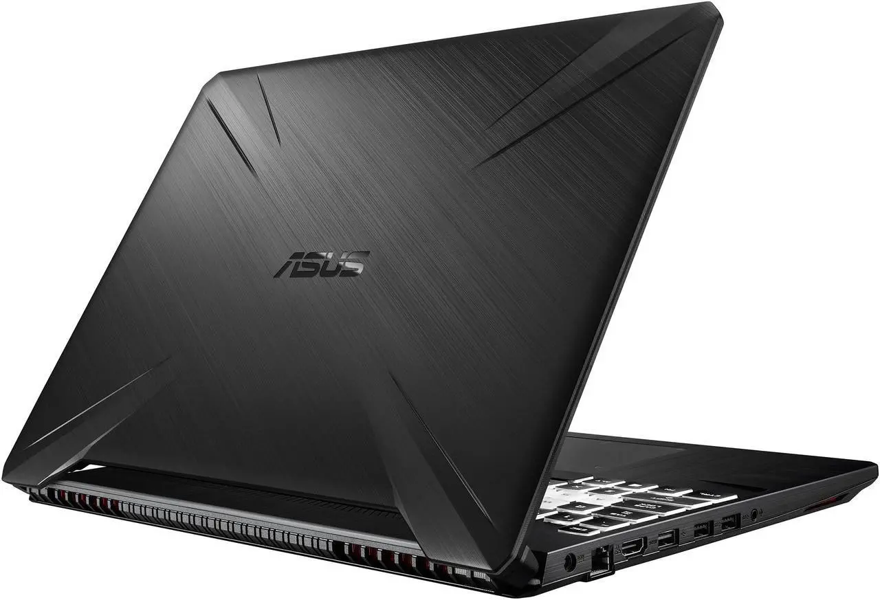 Alt view image 14 of 19 - ASUS TUF FX505 Gaming Laptop, 15.6" 120 Hz FHD IPS-Type Display, AMD Ryzen 7 3750H, NVIDIA GeForce RTX 2060, 16 GB DDR4, 512 GB PCIe SSD, RGB Keyboard, Windows 10 Home, Stealth Black, FX505DV-ES74