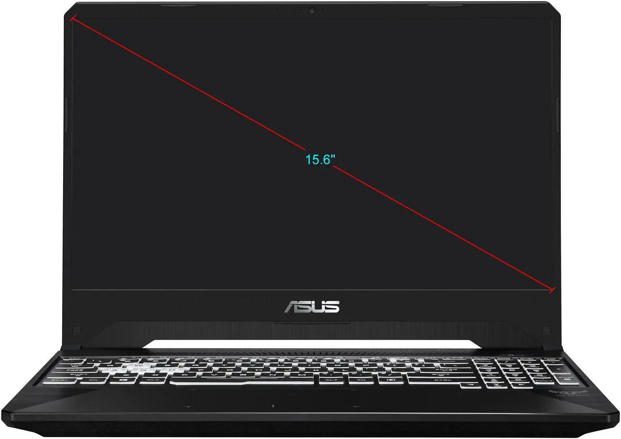 Alt view image 2 of 19 - ASUS TUF FX505 Gaming Laptop, 15.6" 120 Hz FHD IPS-Type Display, AMD Ryzen 7 3750H, NVIDIA GeForce RTX 2060, 16 GB DDR4, 512 GB PCIe SSD, RGB Keyboard, Windows 10 Home, Stealth Black, FX505DV-ES74