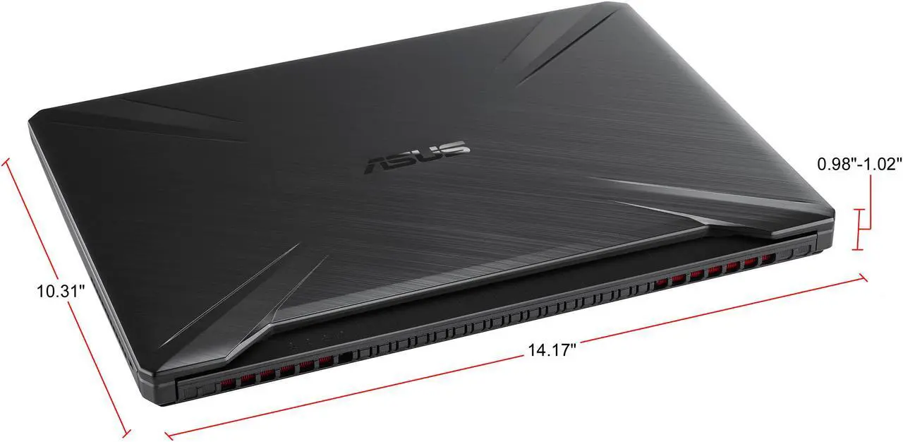 Alt view image 17 of 19 - ASUS TUF FX505 Gaming Laptop, 15.6" 120 Hz FHD IPS-Type Display, AMD Ryzen 7 3750H, NVIDIA GeForce RTX 2060, 16 GB DDR4, 512 GB PCIe SSD, RGB Keyboard, Windows 10 Home, Stealth Black, FX505DV-ES74