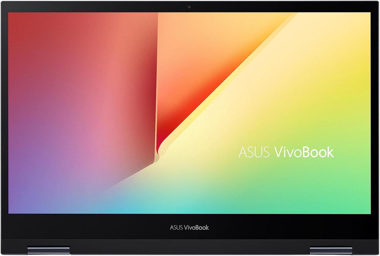 Alt view image 11 of 20 - ASUS VivoBook Flip 14 Thin and Light 2-in-1 Laptop, 14" FHD Touch Display, AMD Ryzen 5 4500U, 8 GB DDR4 RAM, 256 GB SSD, Glossy, Stylus, Fingerprint Reader, Windows 10 Home, Bespoke Black, TM420IA-DB51T