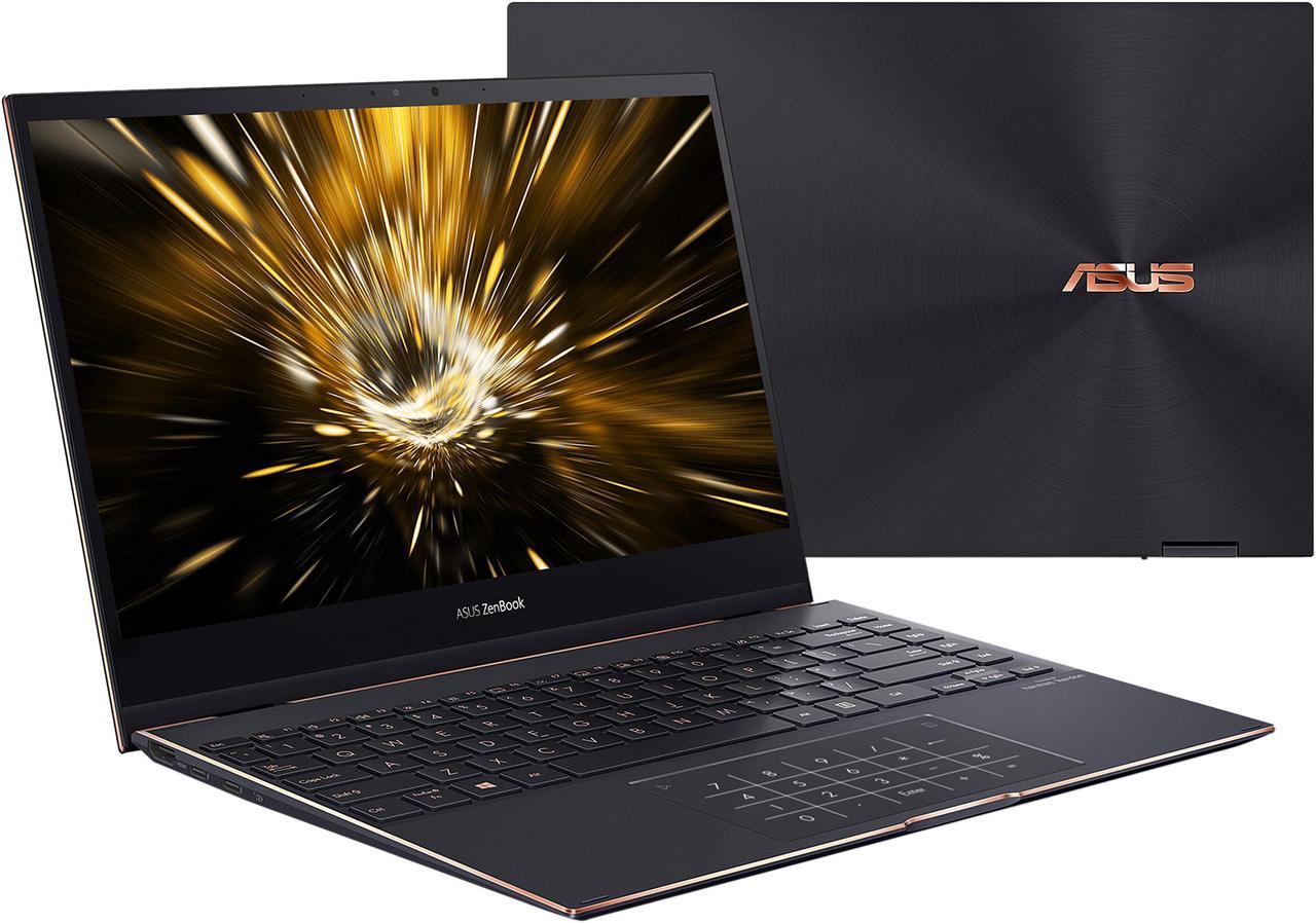 ASUS ZenBook Flip S 13 Ultra Slim Laptop, 13.3" 4K UHD OLED Touch Display, Intel Evo, Intel Core i7-1165G7 CPU, Intel Iris Xe, 16 GB RAM, 1 TB SSD, Thunderbolt 4, TPM, Windows 10 Pro, Jade Black, UX371EA-XH77T