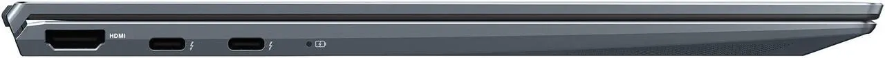 Alt view image 5 of 8 - ASUS ZenBook 14 Ultra-Slim Laptop 14" Full HD NanoEdge Bezel Display, Intel Core i7-1165G7, 8 GB RAM, 512 GB PCIe SSD, NumberPad, Thunderbolt 4, Windows 10 Home, Pine Grey, UX425EA-EH71