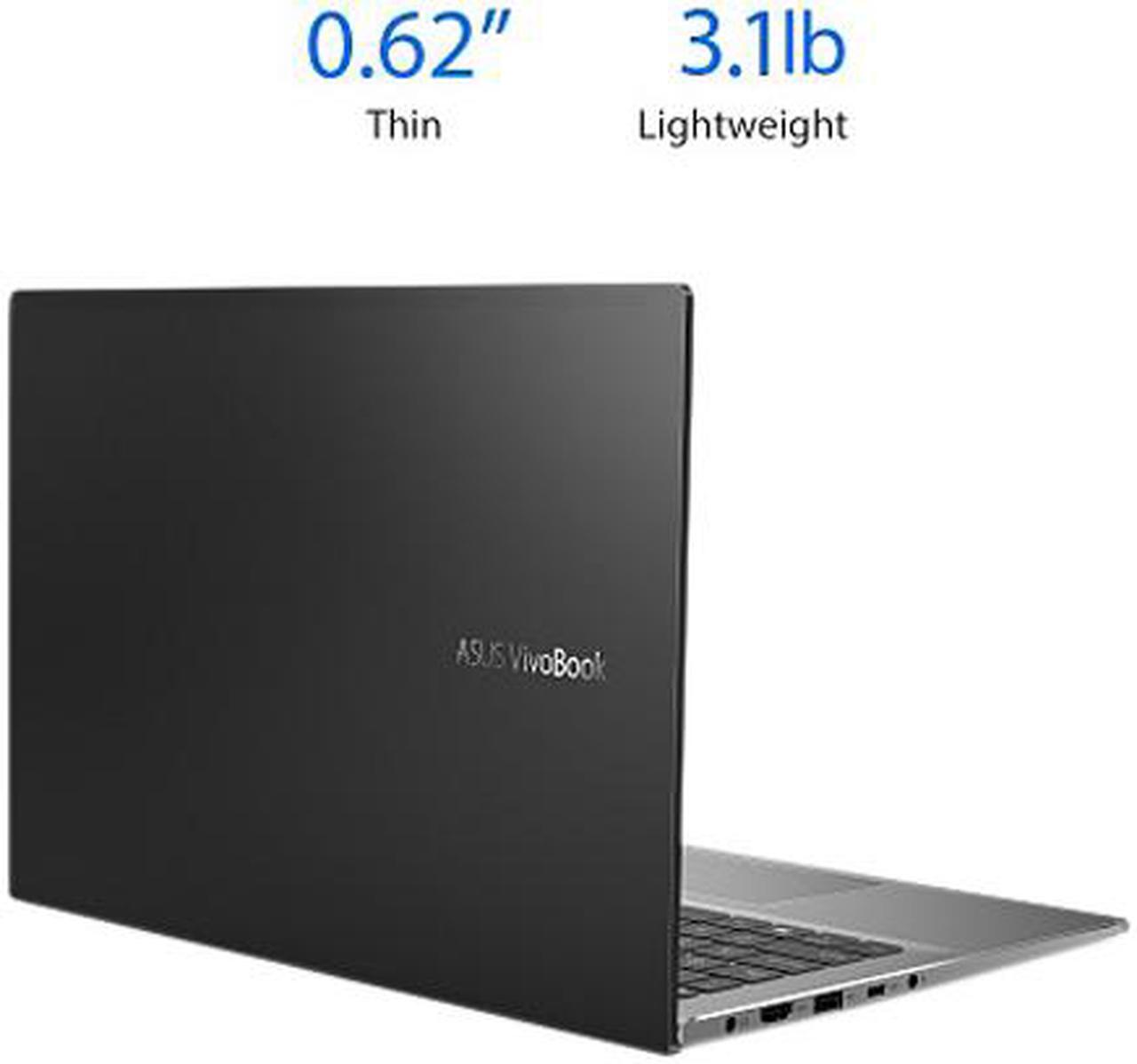 Alt view image 3 of 5 - ASUS VivoBook S14 S433 Thin and Light Laptop, 14" FHD Display, Intel Core i5-1135G7 CPU, 8 GB DDR4 RAM, 512 GB PCIe SSD, Thunderbolt 3, Wi-Fi 6, Windows 10 Home, Indie Black, S433EA-DH51