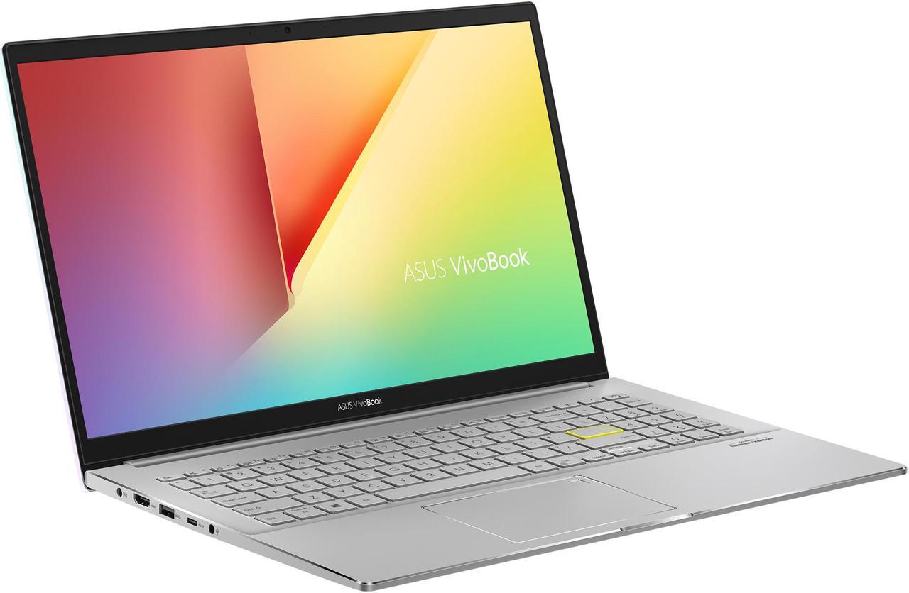 ASUS VivoBook S15 S533 Thin and Light Laptop, 15.6" FHD Display, Intel Core i5-1135G7 Processor, 8 GB DDR4 RAM, 512 GB PCIe SSD, Wi-Fi 6, Windows 10 Home, Dreamy White, S533EA-DH51-WH