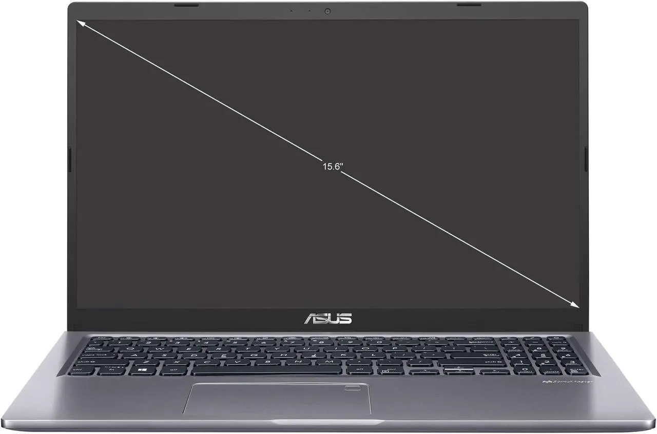 Alt view image 2 of 11 - ASUS VivoBook 15 F515 Thin and Light Laptop, 15.6" FHD Display, Intel Core i7-1065G7 Processor, 8 GB DDR4 RAM, 512 GB PCIe SSD, Fingerprint Reader, Windows 10 Home, Slate Grey, F515JA-DS74